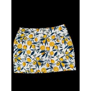 Tail Golf Skort Tennis Pickleball‎ Womens Sz XL Athletic Lemon Love Printed